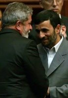 Ahmadinejad con Lula