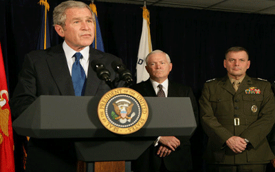29 novembre 2007 - conferenza stampa di Bush