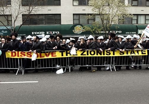 manifestazione di ebrei contro il sionismo