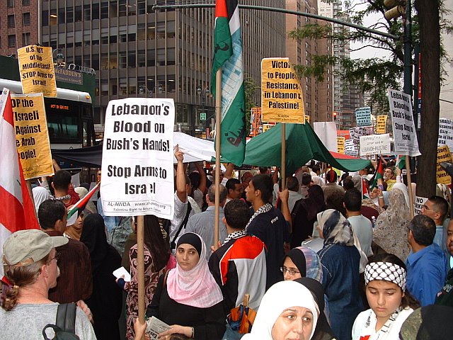 manifestazione a New York, 28 luglio 2006